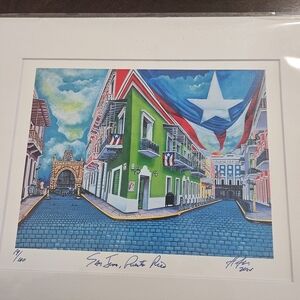 Colorful San Juan Street Art Print